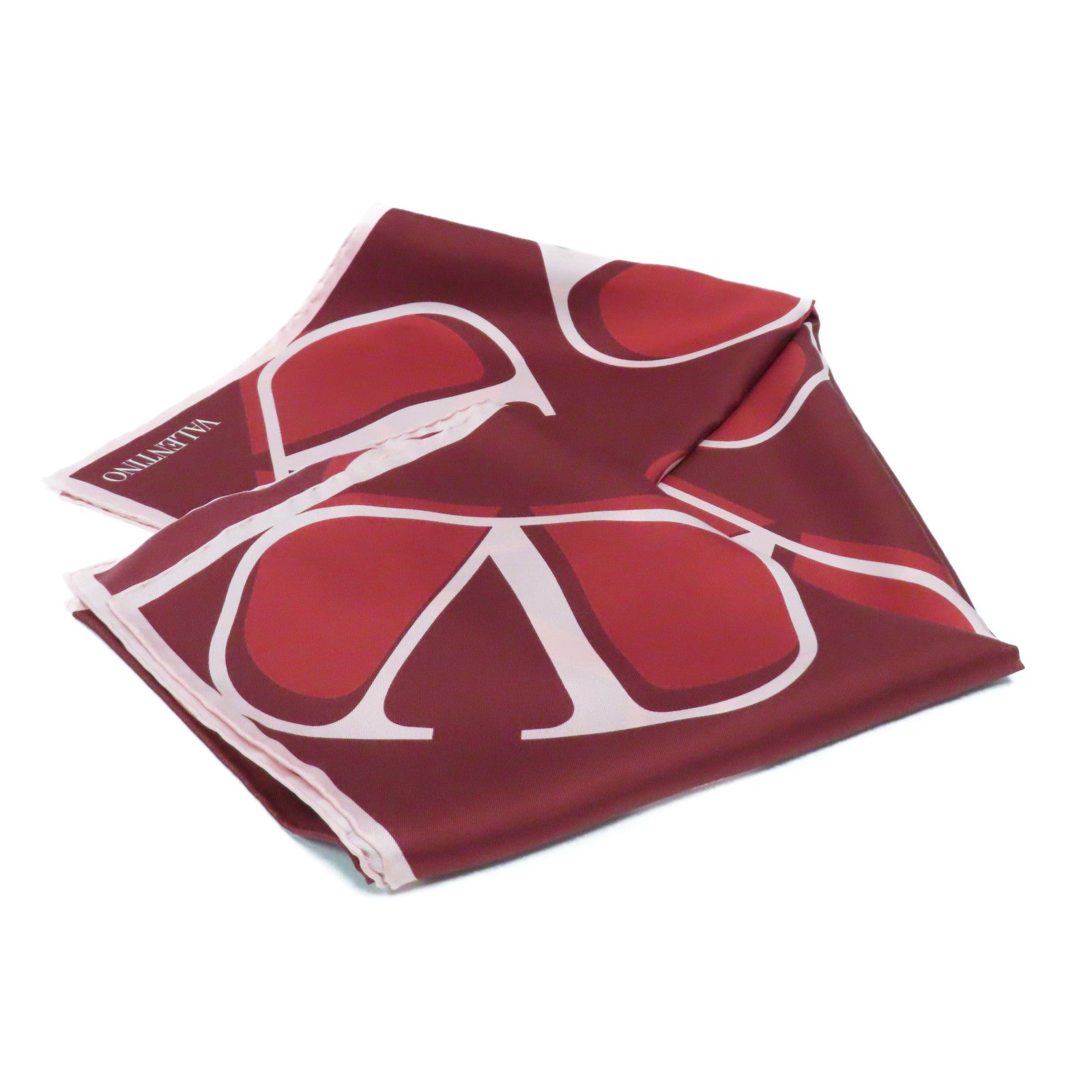 Valentino 絲質Scarf絲巾紅色