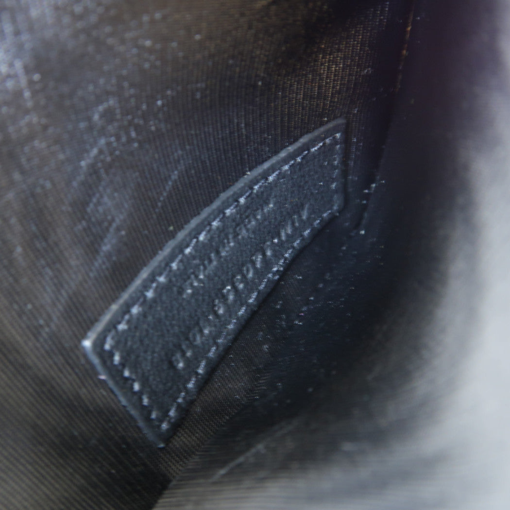 SAINT LAURENT 牛皮皮革Belt Bag金扣腰包黑色