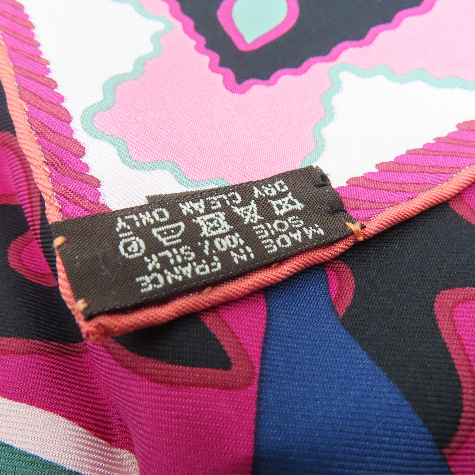 HERMES 絲質Scarf 90絲巾彩色
