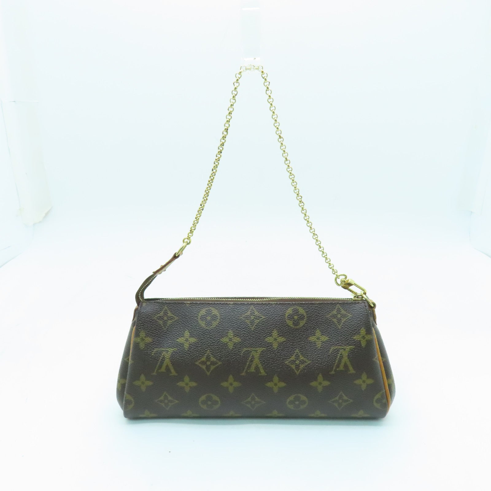 LOUIS VUITTON Monogram Eva金扣手挽肩背兩用袋啡色