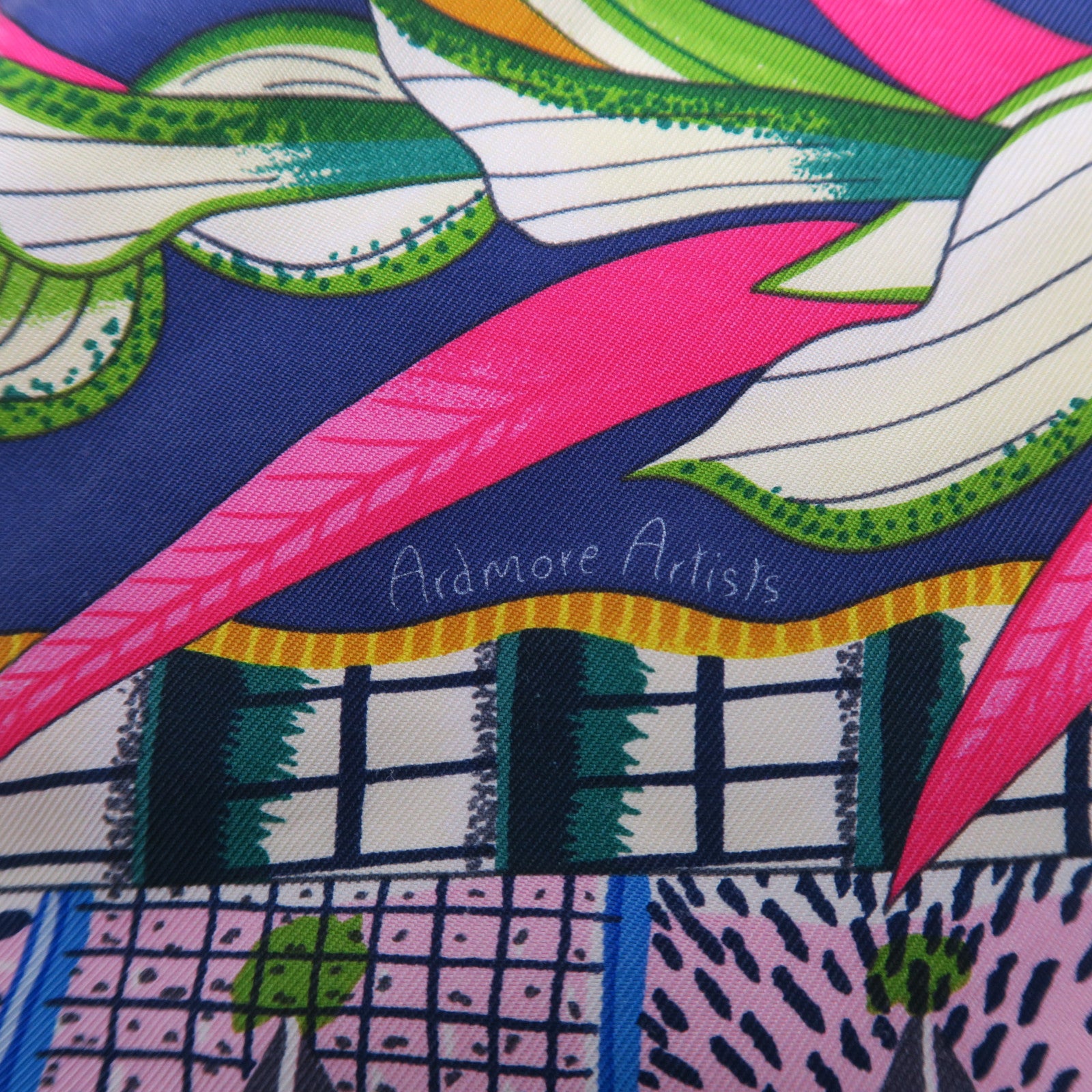 HERMES 丝质Scarf 90x90丝巾蓝色