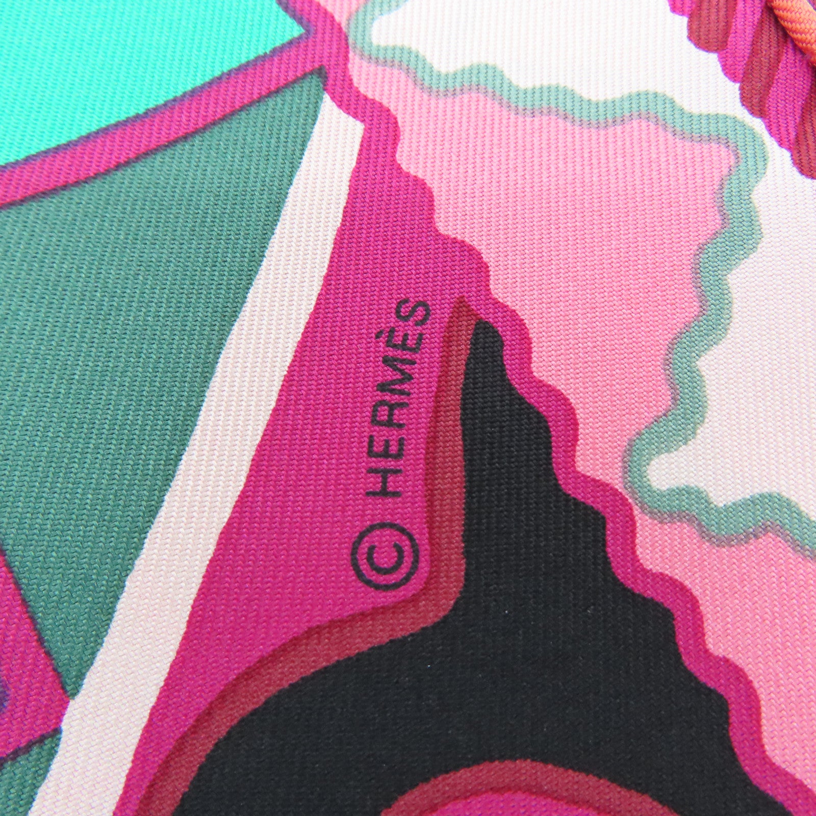 HERMES 絲質Scarf 90絲巾彩色