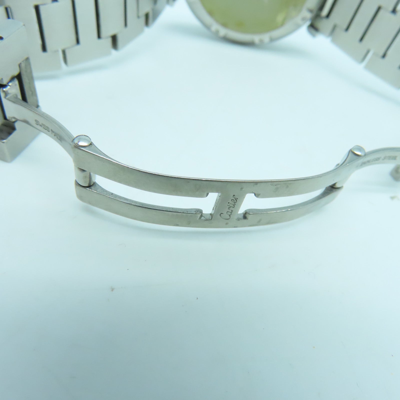 CARTIER 【激減優惠】Pasha C不鏽鋼手錶自動機芯粉紅色