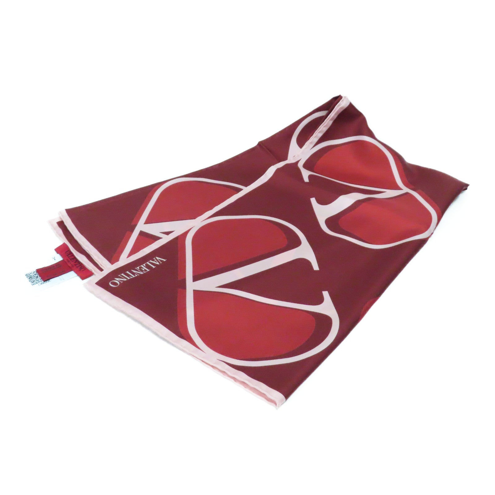 Valentino 絲質Scarf絲巾紅色