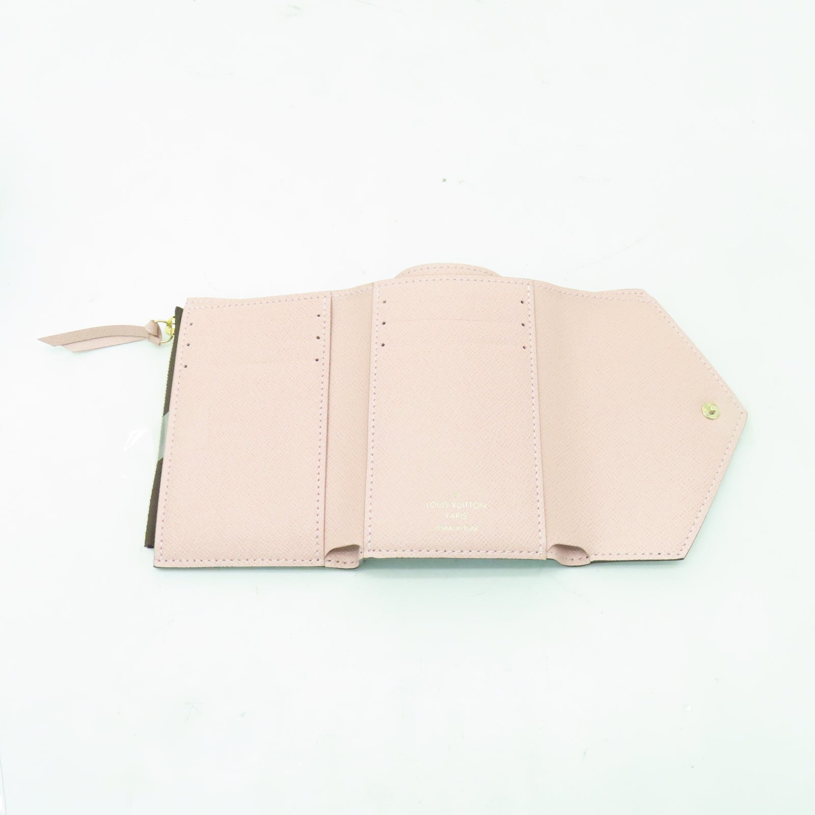 LOUIS VUITTON Monogram Victorine Wallet金扣錢包棕色