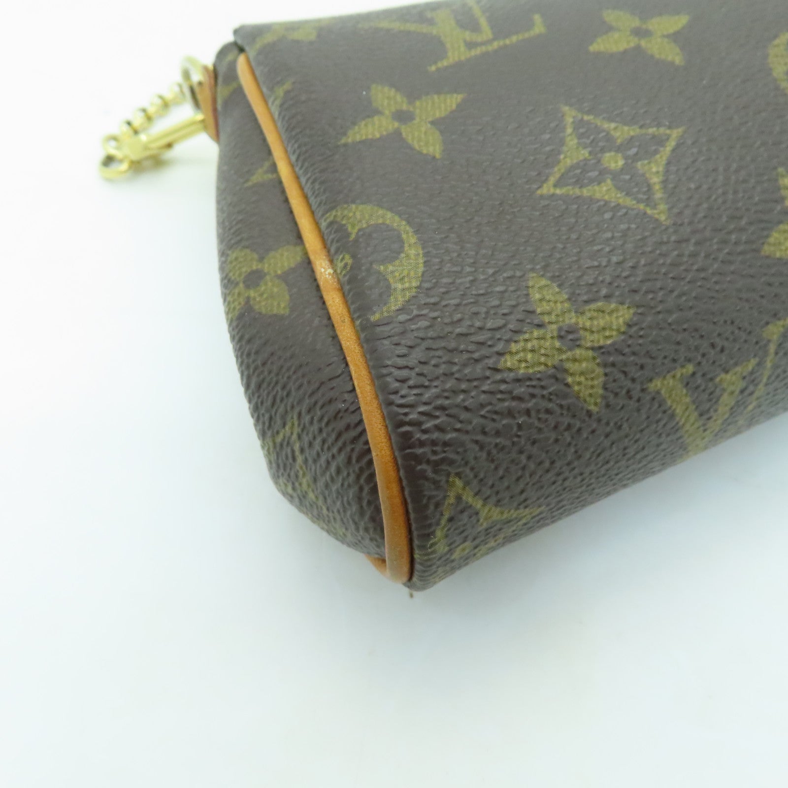 LOUIS VUITTON Monogram Eva金扣手挽肩背兩用袋啡色