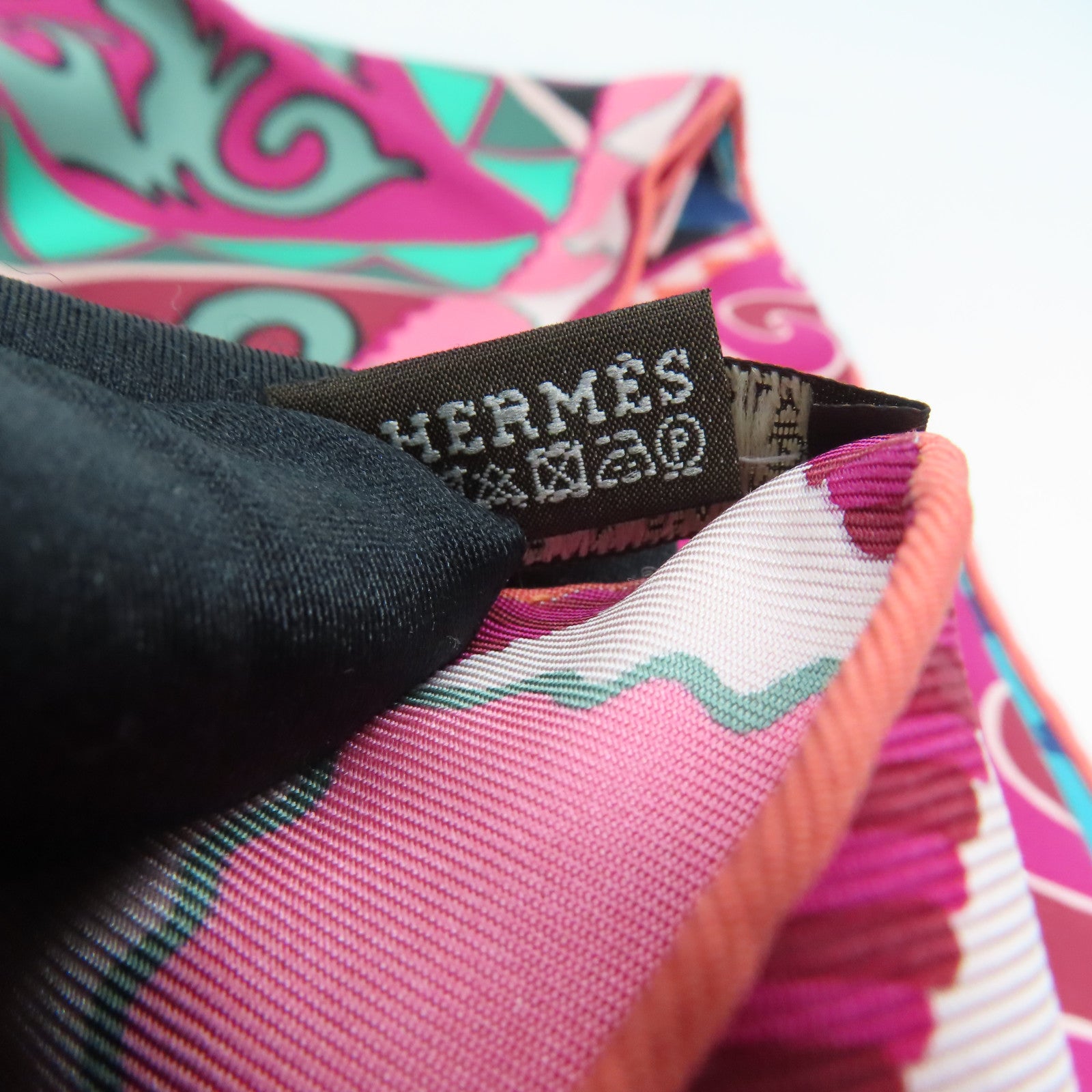 HERMES 絲質Scarf 90絲巾彩色