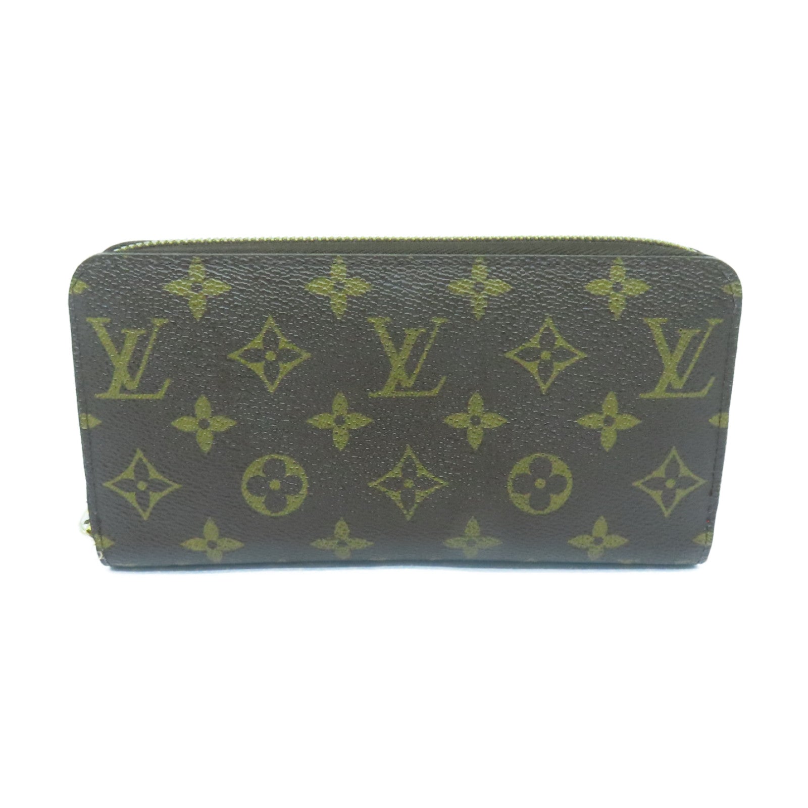 LOUIS VUITTON Monogram Zipped Long Wallet金扣长钱包啡色
