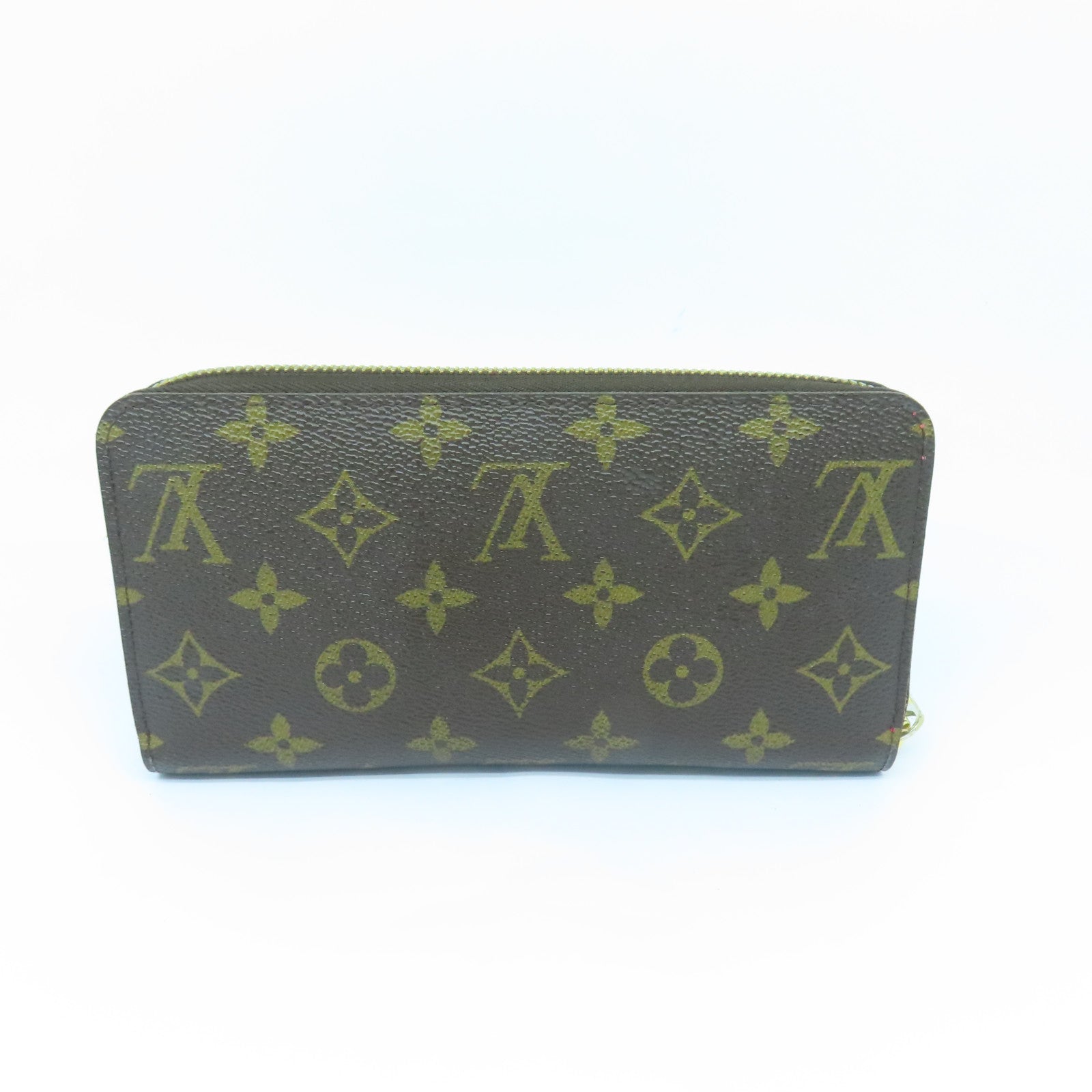 LOUIS VUITTON Monogram Zipped Long Wallet金扣长钱包啡色