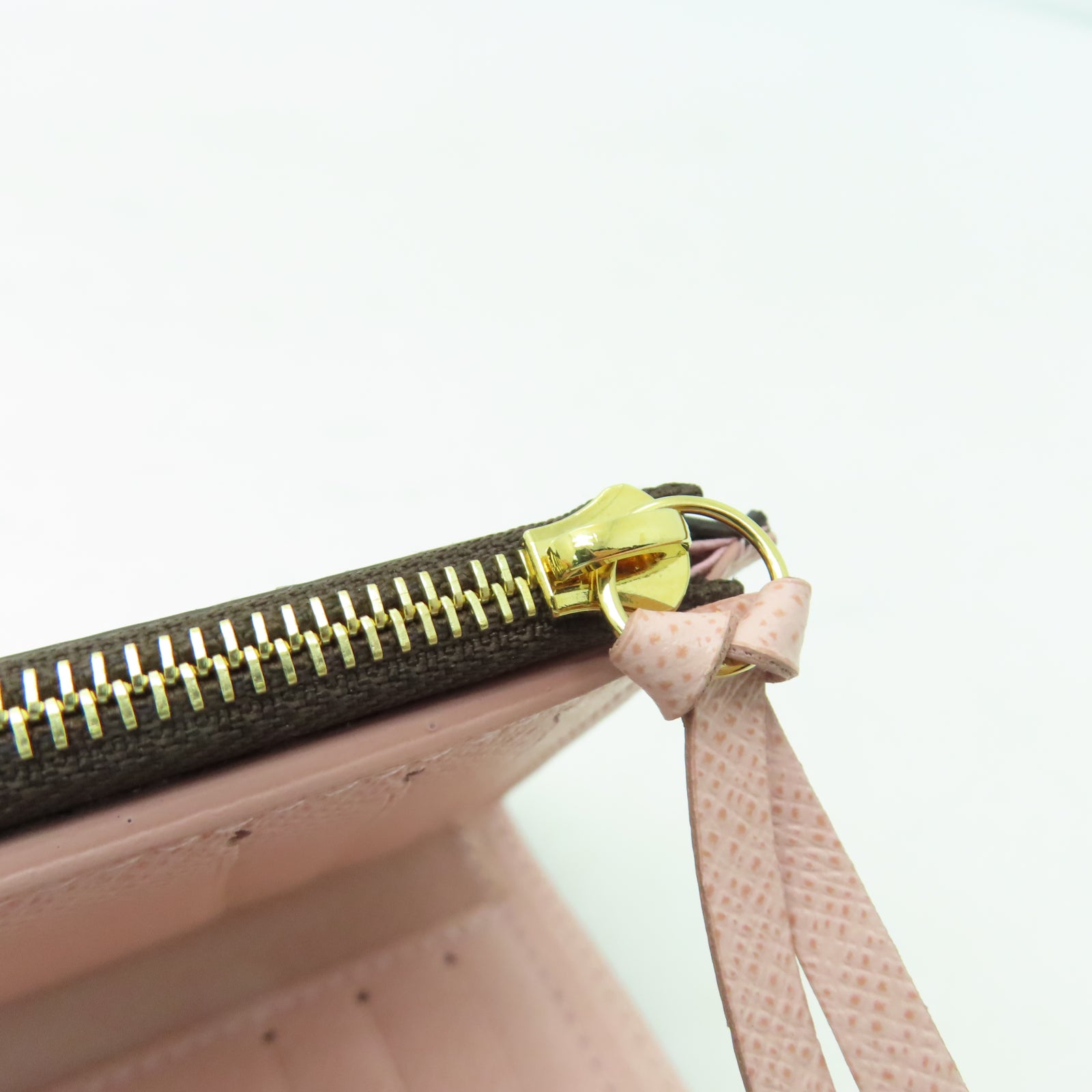 LOUIS VUITTON Monogram Victorine Wallet金扣錢包棕色