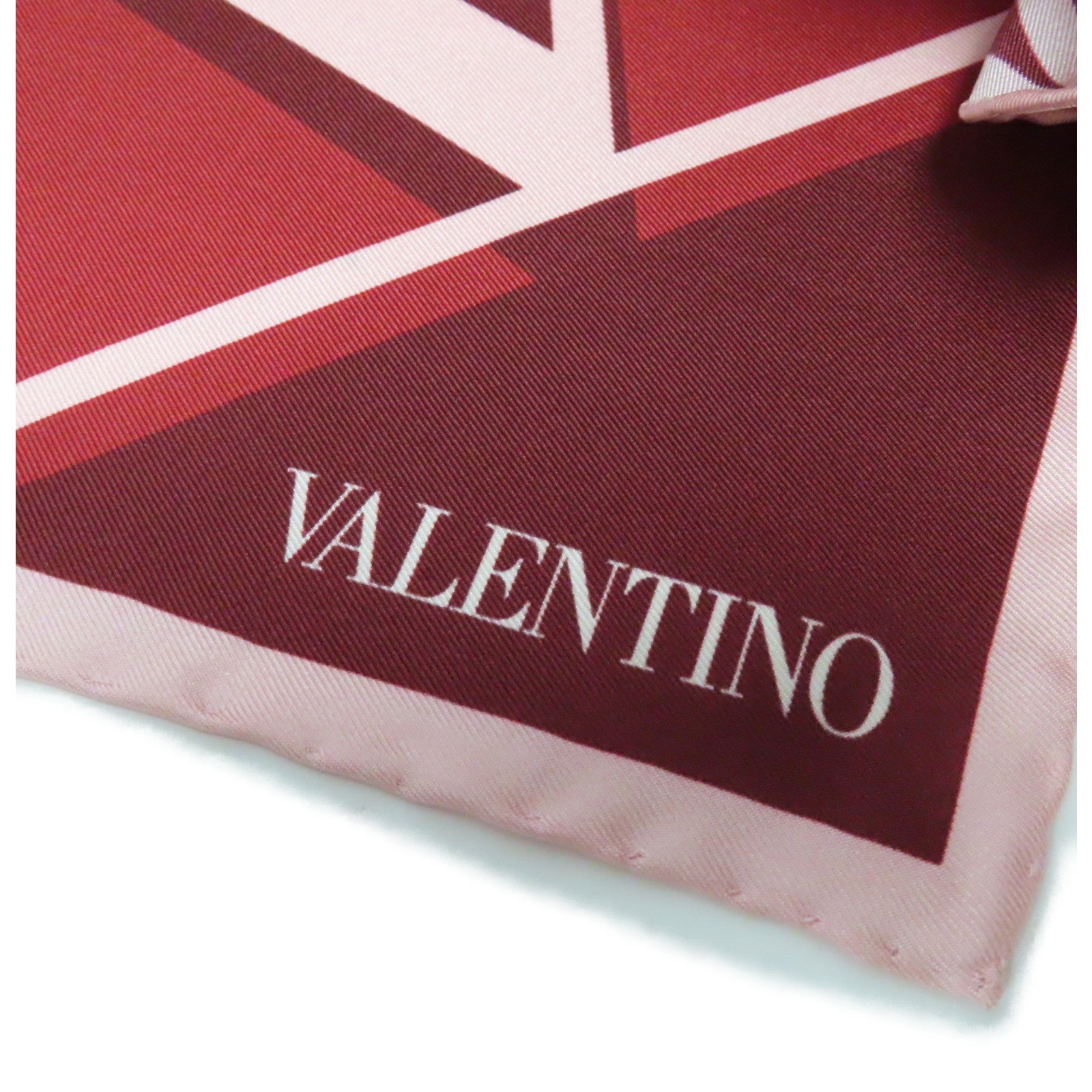 Valentino 絲質Scarf絲巾紅色