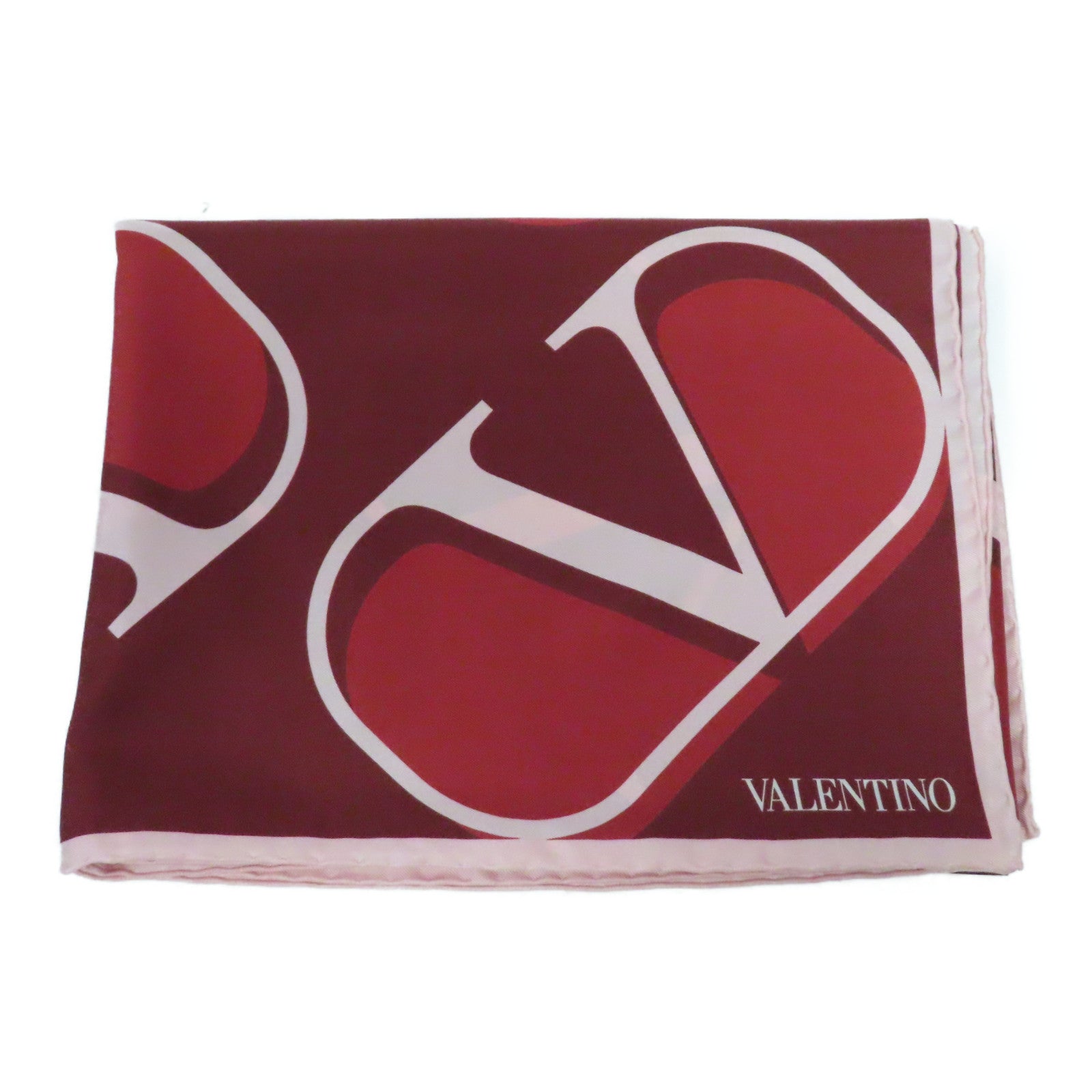 Valentino 絲質Scarf絲巾紅色