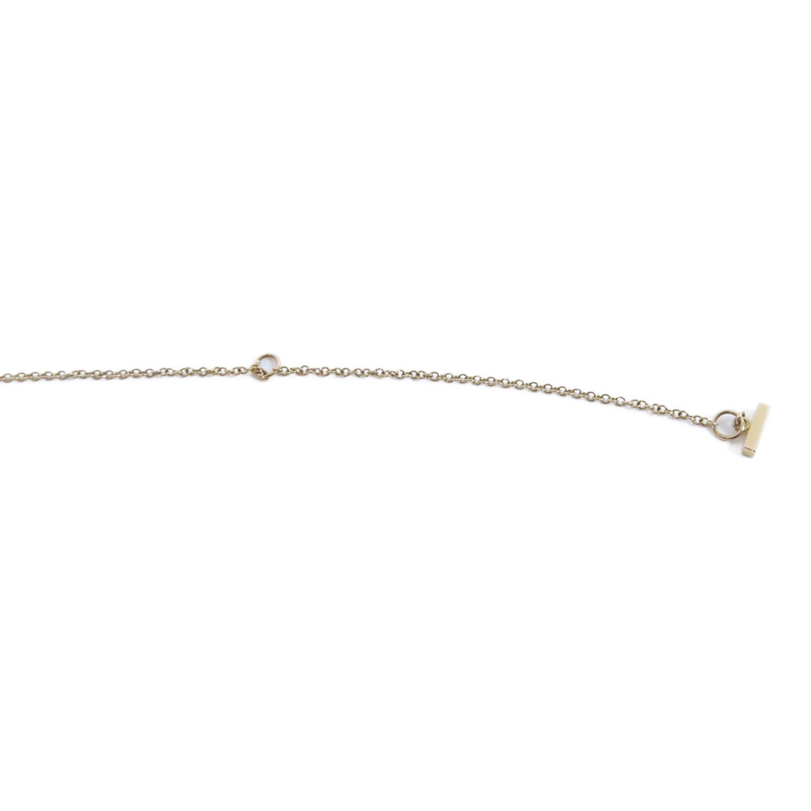 TIFFANY＆CO 18K玫瑰金T Smile Necklace項鍊