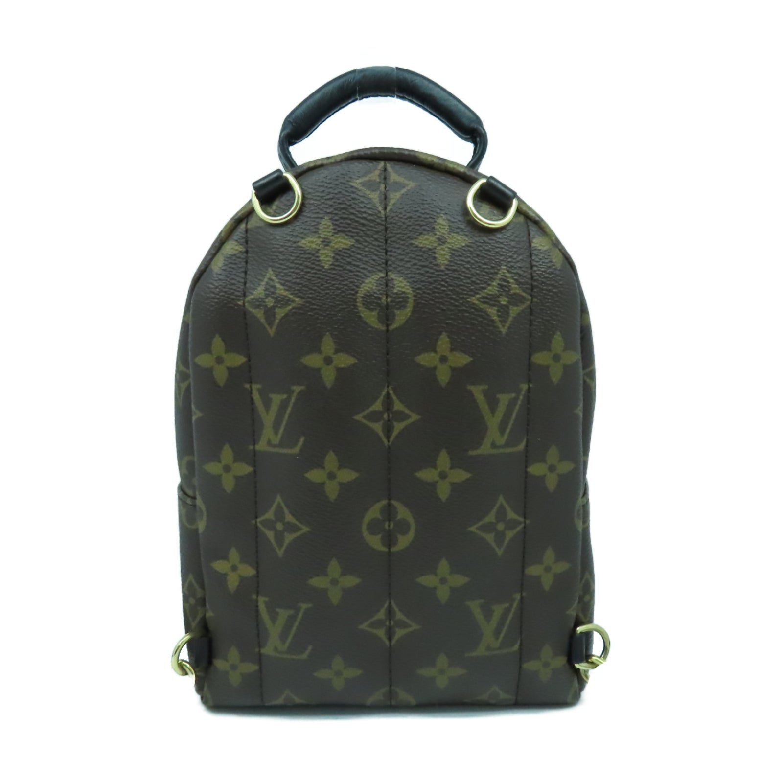 LOUIS VUITTON Monogram Palm Spring Mini金扣背包啡色