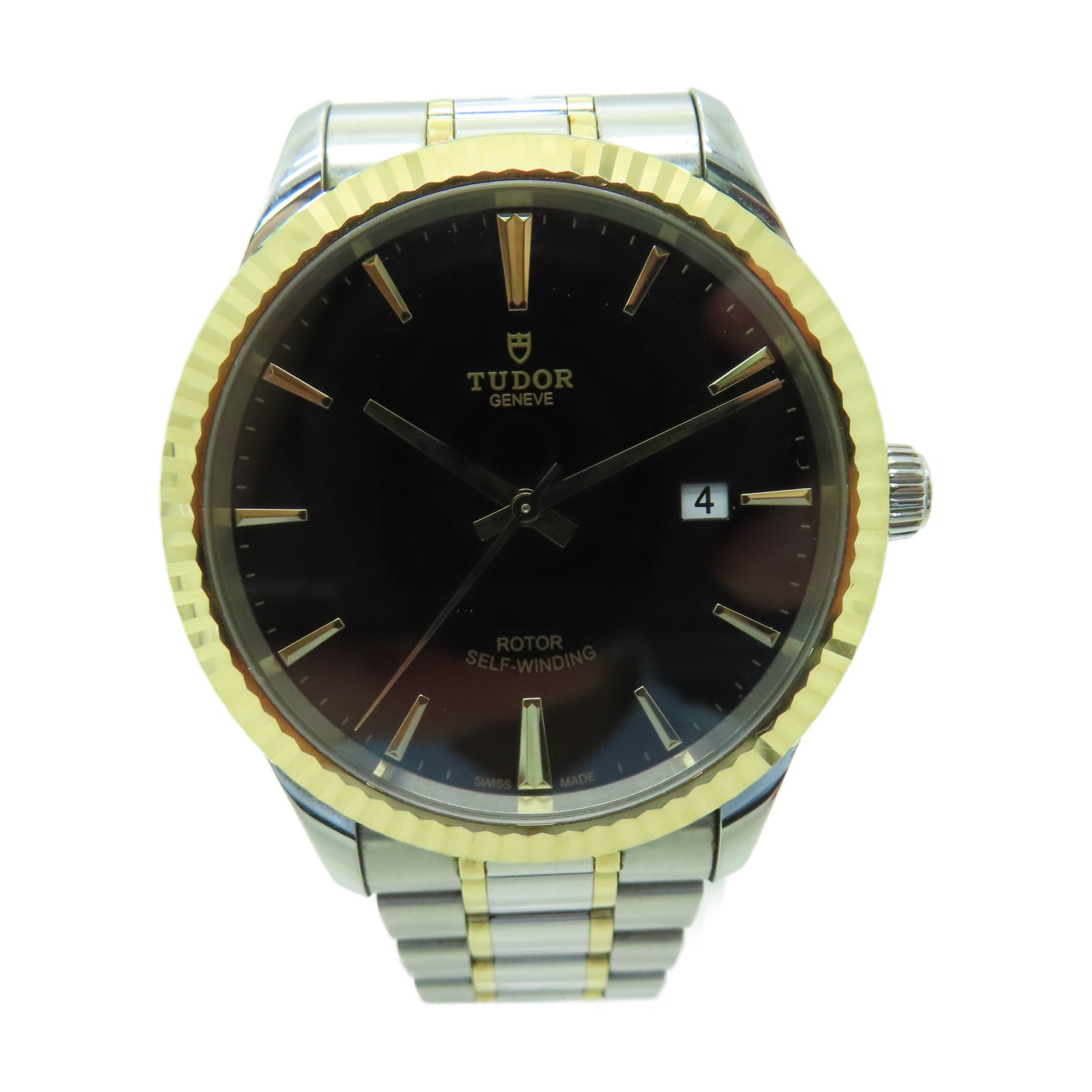 TUDOR Style不鏽鋼手錶自動機芯黑色