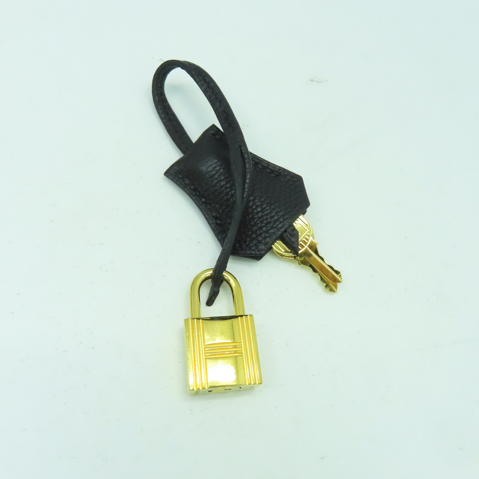 HERMES Togo皮革Kelly 25金扣手挽肩背兩用袋Noir黑色