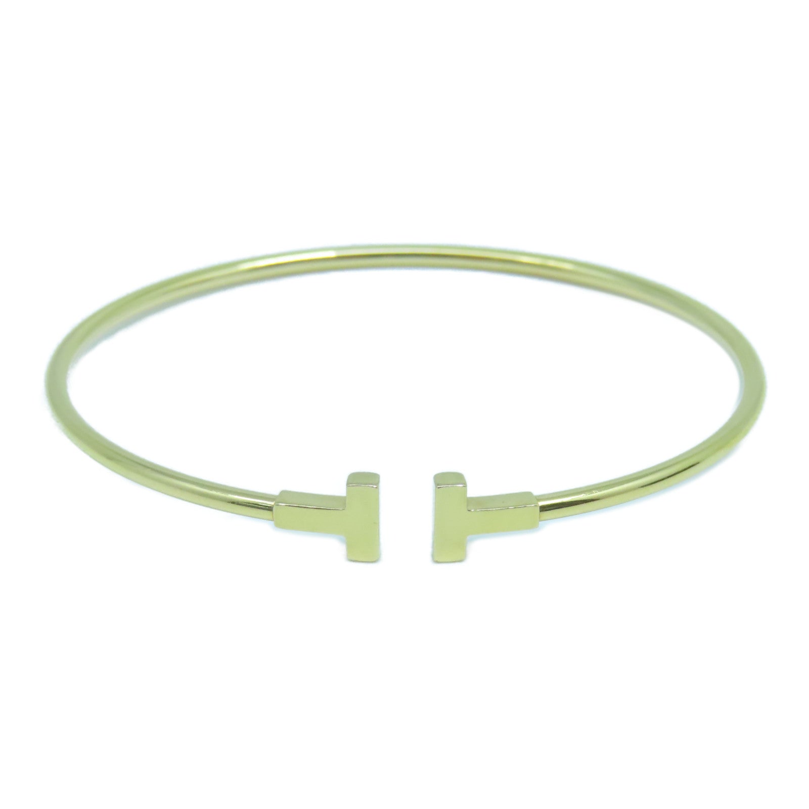 TIFFANY&amp;CO 18K Rose Gold T Wire Bracelet
