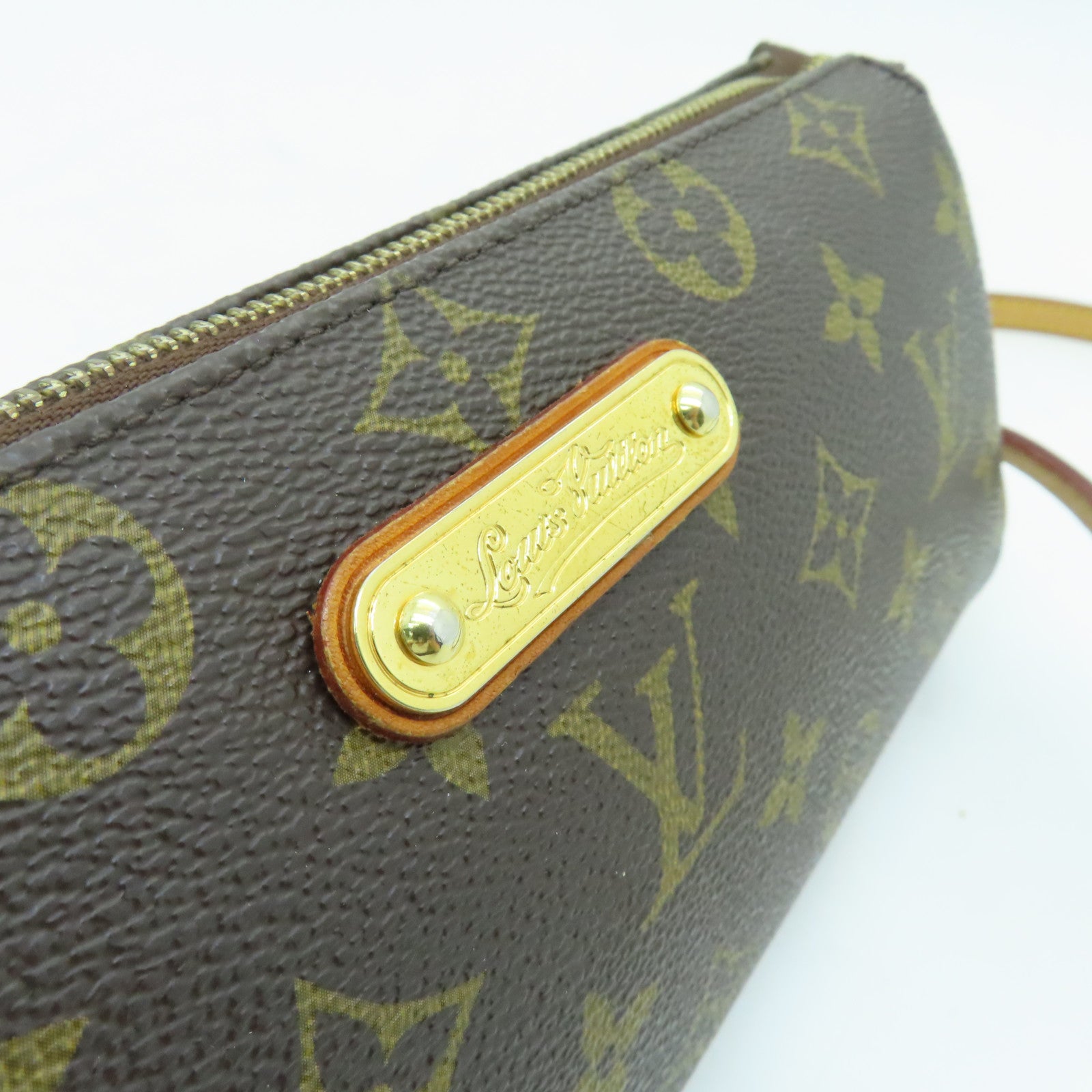 LOUIS VUITTON Monogram Eva金扣手挽肩背兩用袋啡色
