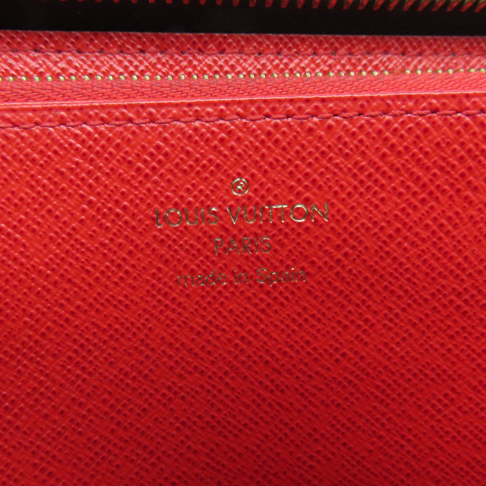 LOUIS VUITTON Monogram Zipped Long Wallet金扣长钱包啡色