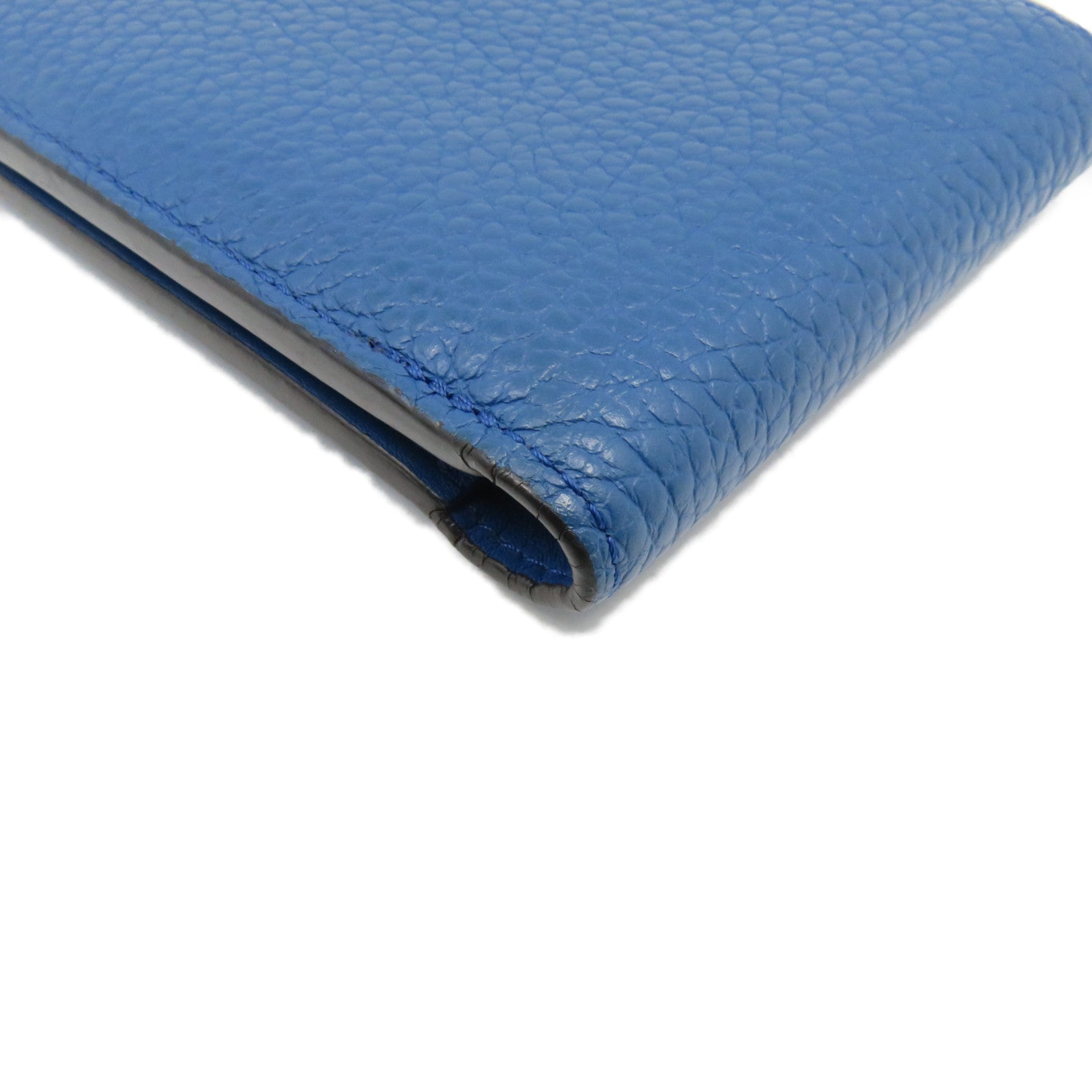 LOUIS VUITTON 【激減優惠】牛皮皮革Wallet錢包藍色