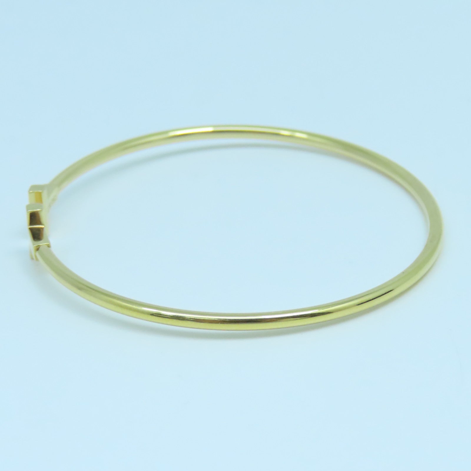 TIFFANY&amp;CO 18K Rose Gold T Wire Bracelet