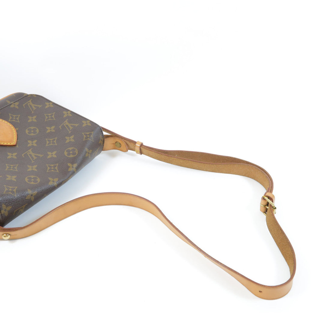 LOUIS VUITTON Monogram Cartouchiere金扣肩背袋啡色