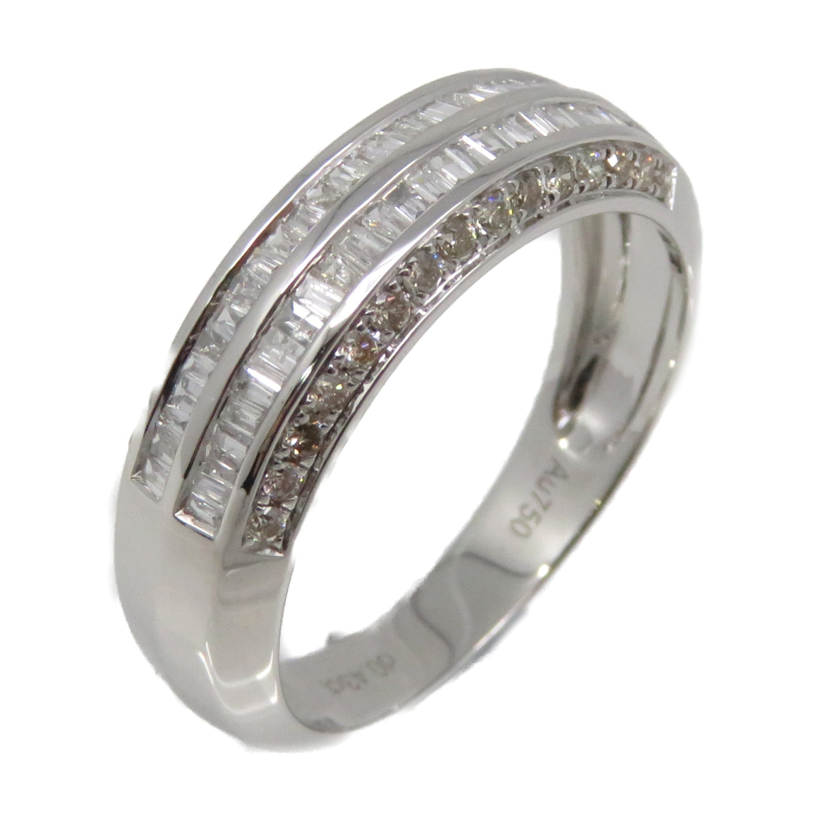 JEWELRY 18K白金/0.930ct鑽石Diamond Ring戒指US#7.5