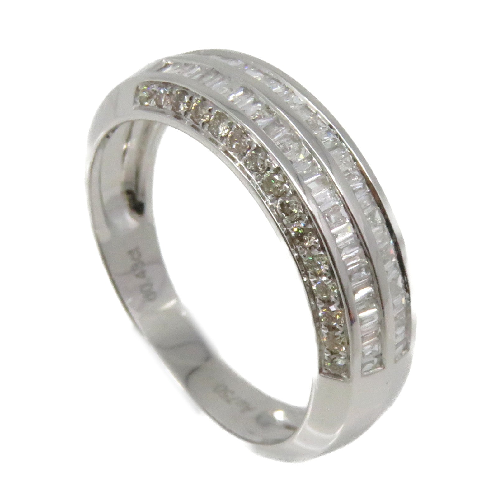 JEWELRY 18K白金/0.930ct鑽石Diamond Ring戒指US#7.5