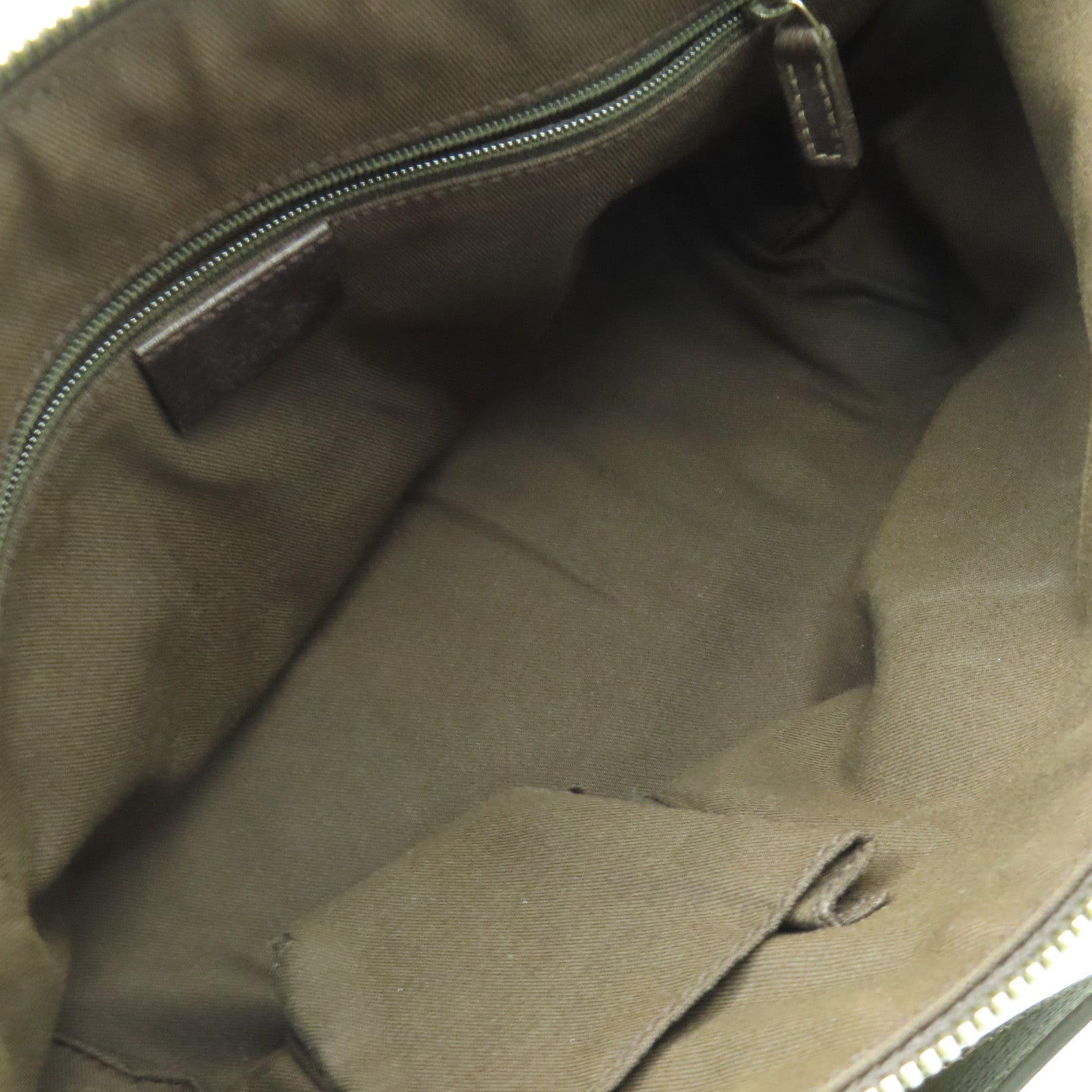 GUCCI 帆布Hand Bag金扣手挽袋啡色