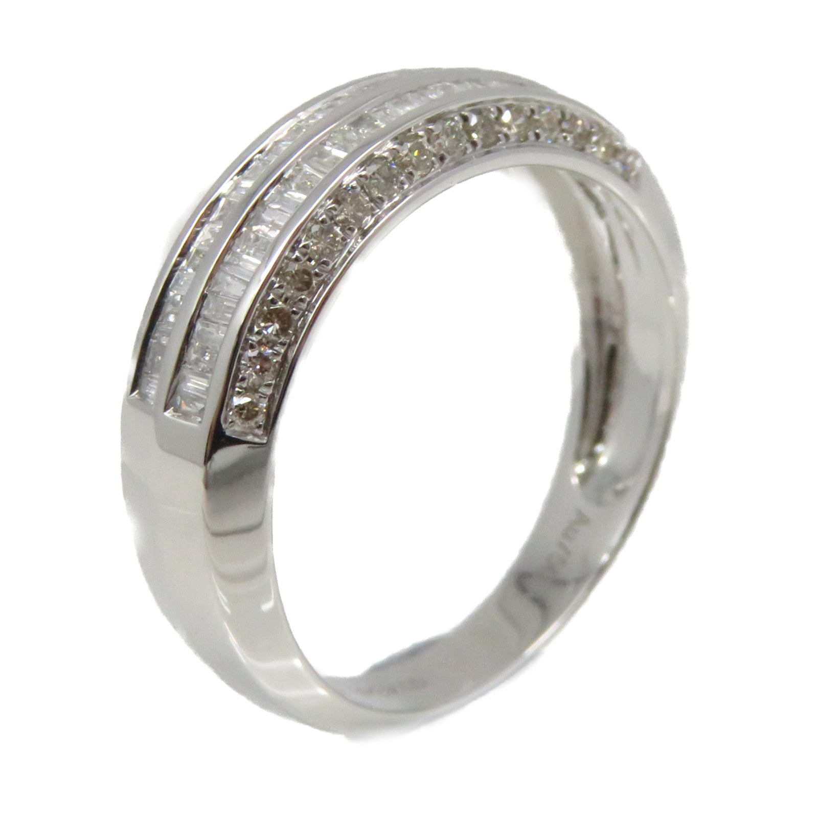 JEWELRY 18K白金/0.930ct鑽石Diamond Ring戒指US#7.5