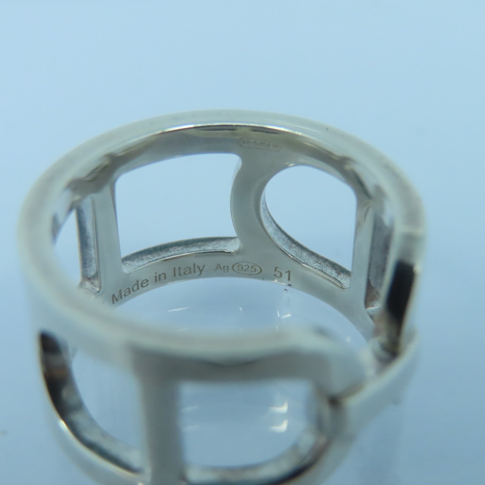 HERMES 925纯银Ring戒指US#5.75Hermes#51