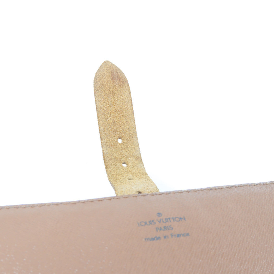 LOUIS VUITTON Monogram Cartouchiere金扣肩背袋啡色