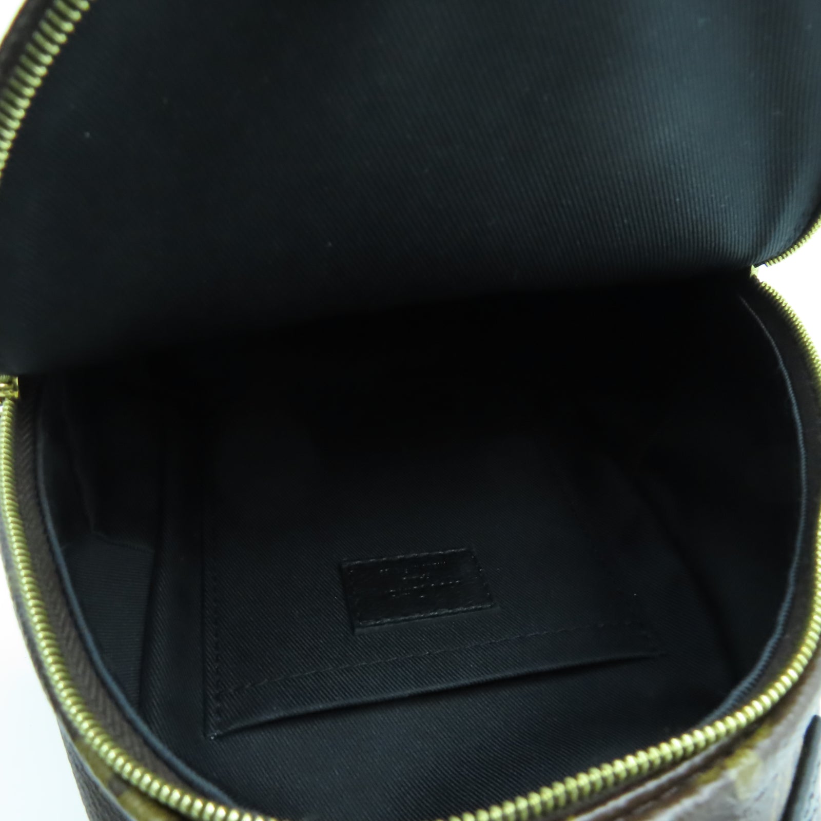 LOUIS VUITTON Monogram Palm Spring Mini金扣背包啡色