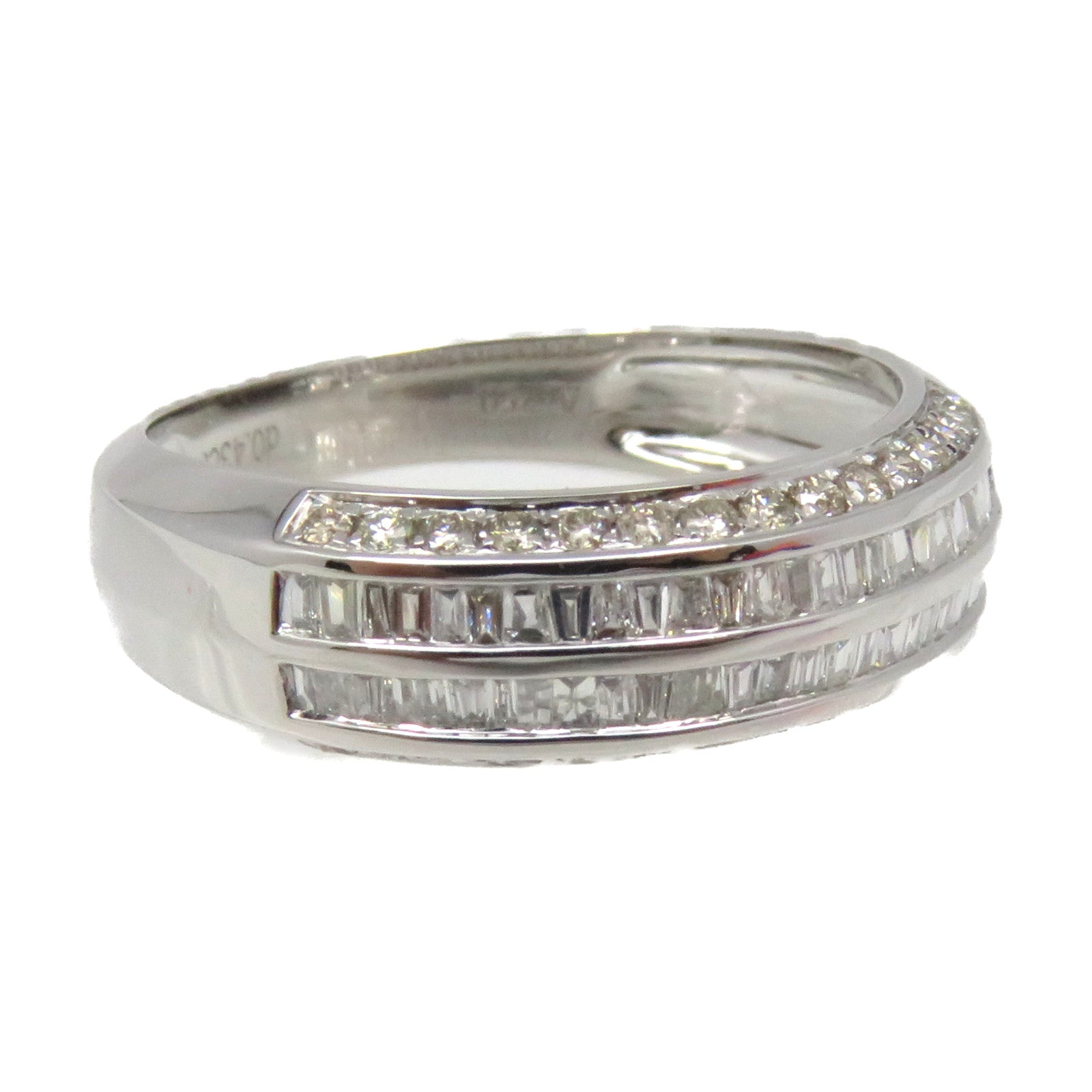 JEWELRY 18K白金/0.930ct鑽石Diamond Ring戒指US#7.5
