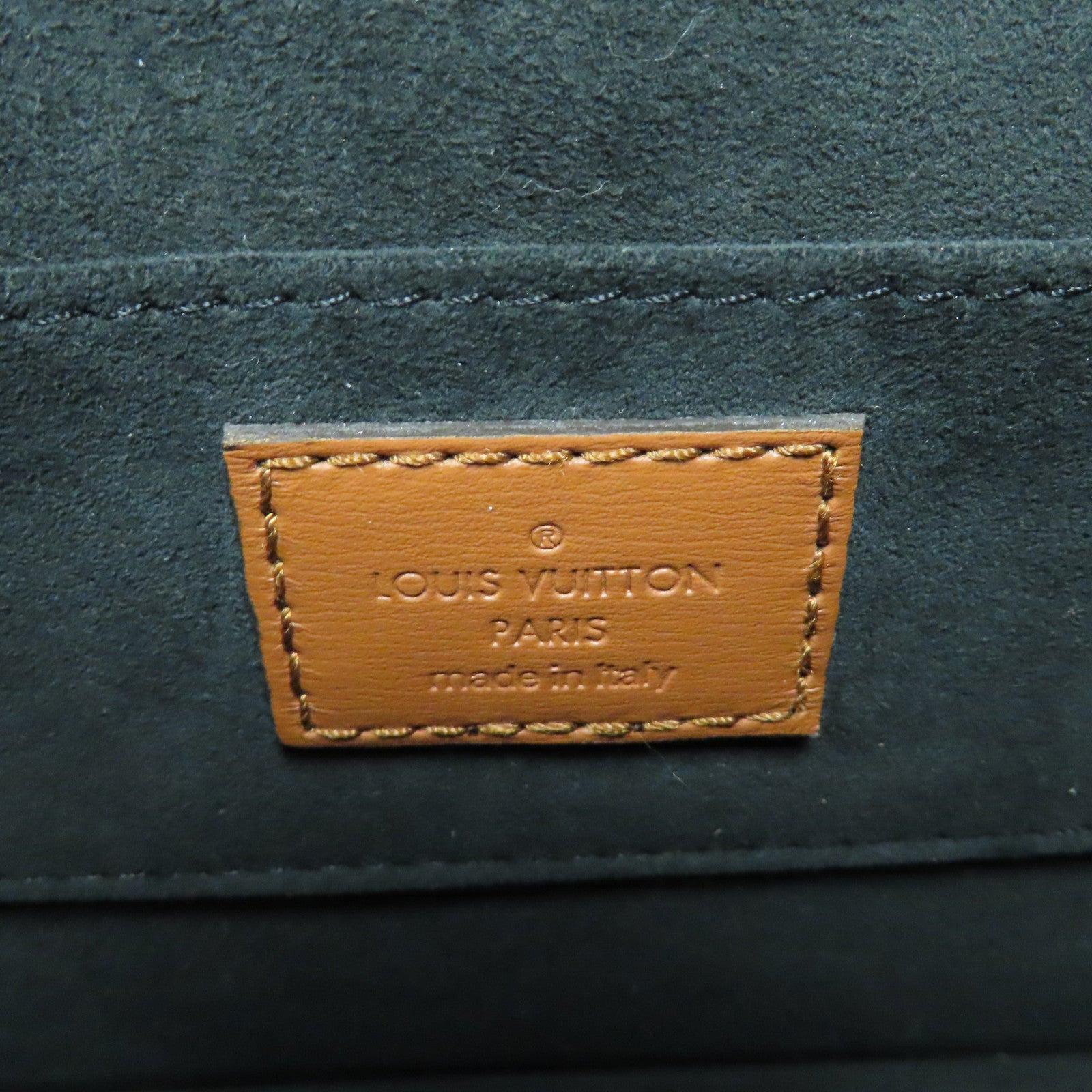 LOUIS VUITTON Monogram Reverse Mini Dauphine金扣肩背袋啡色