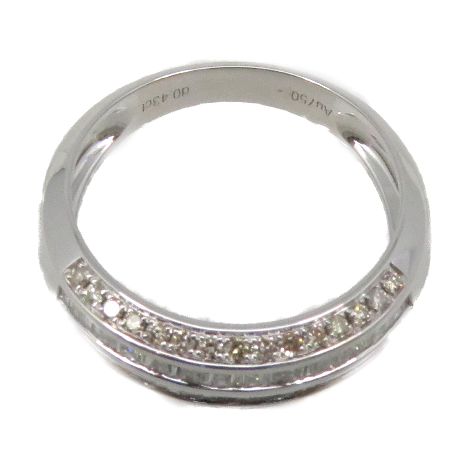 JEWELRY 18K白金/0.930ct鑽石Diamond Ring戒指US#7.5