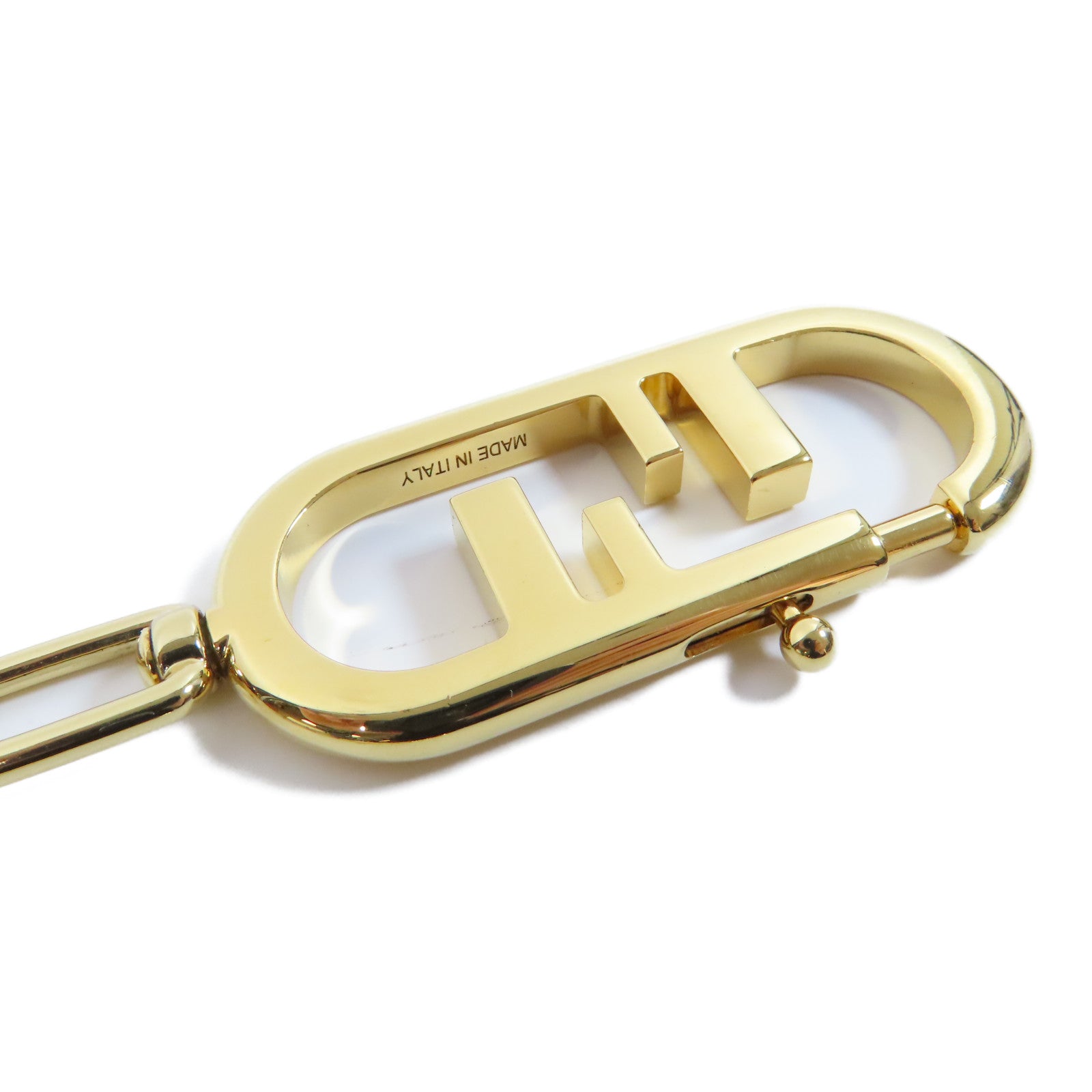FENDI 金屬Shoulder Strap肩背帶金色