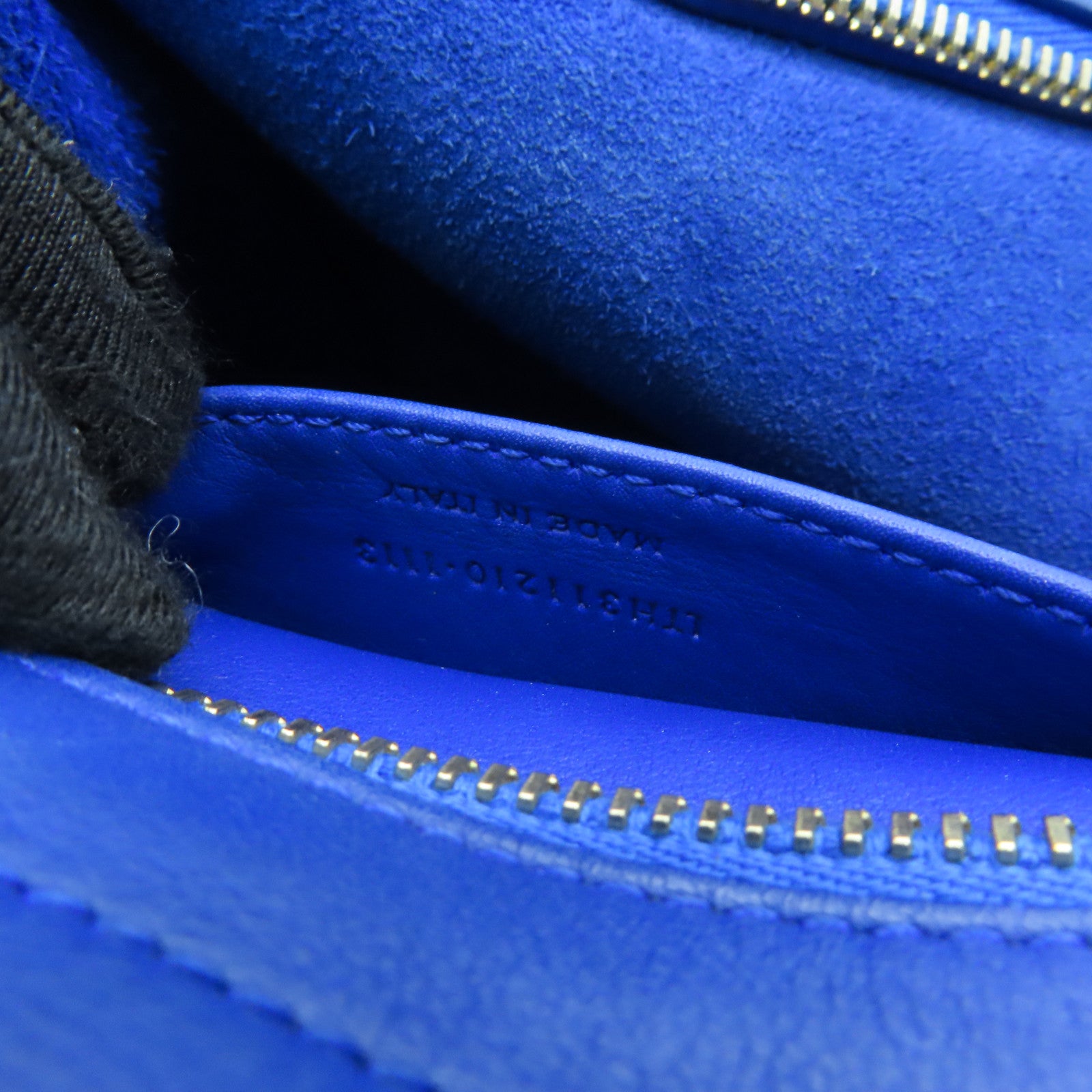 SAINT LAURENT 【激減優惠】牛皮皮革2 Way Shoulder Bag金扣手挽肩背兩用袋藍色