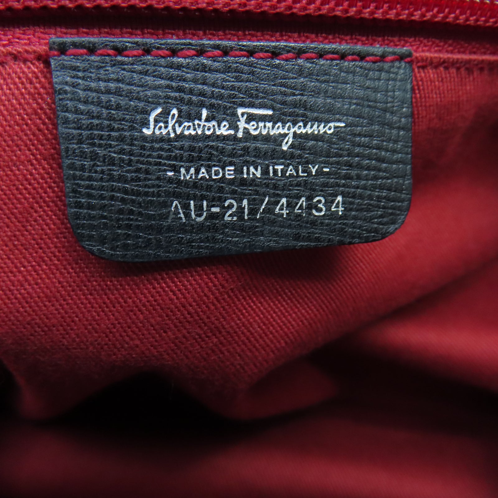 Salvatore Ferragamo 【激減優惠】帆布Tote Bag銀扣手挽袋黑色