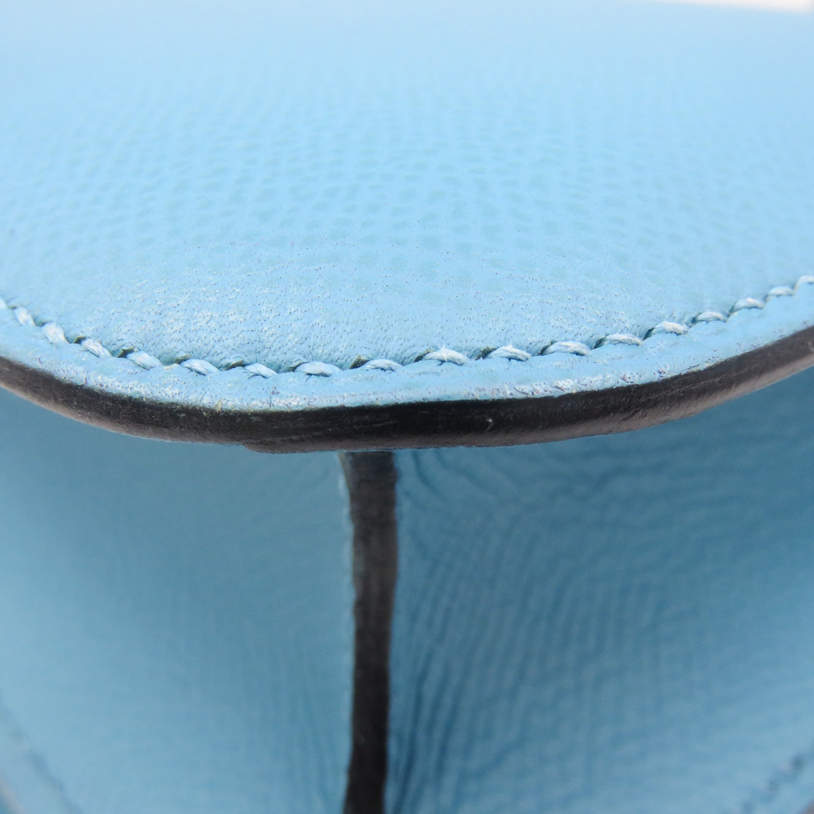 HERMES Epsom皮革Constance 24 Shoulder Bag银扣肩背袋Bleu De Nord蓝色