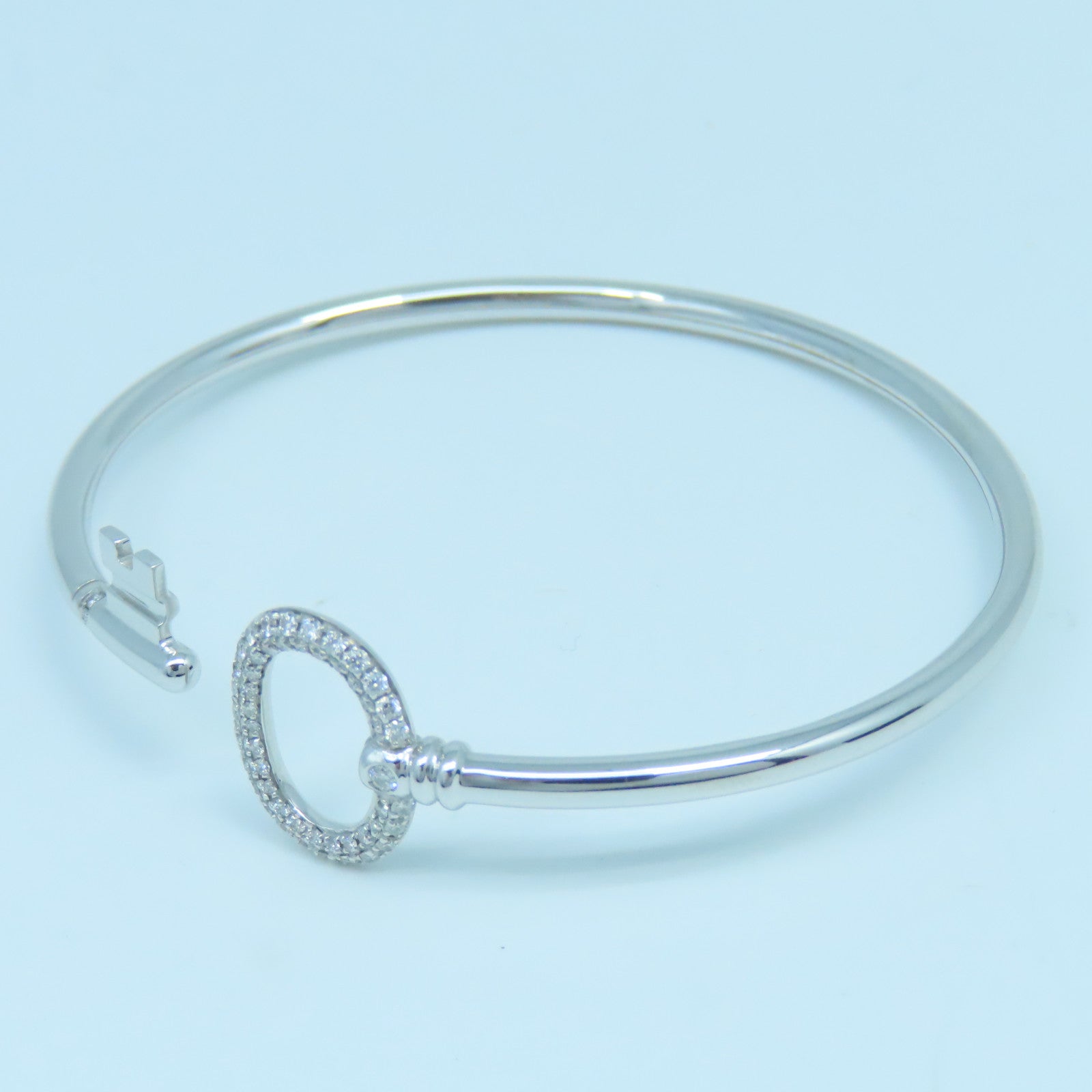 TIFFANY＆CO 【激減優惠】18K白金Key Wire手鐲
