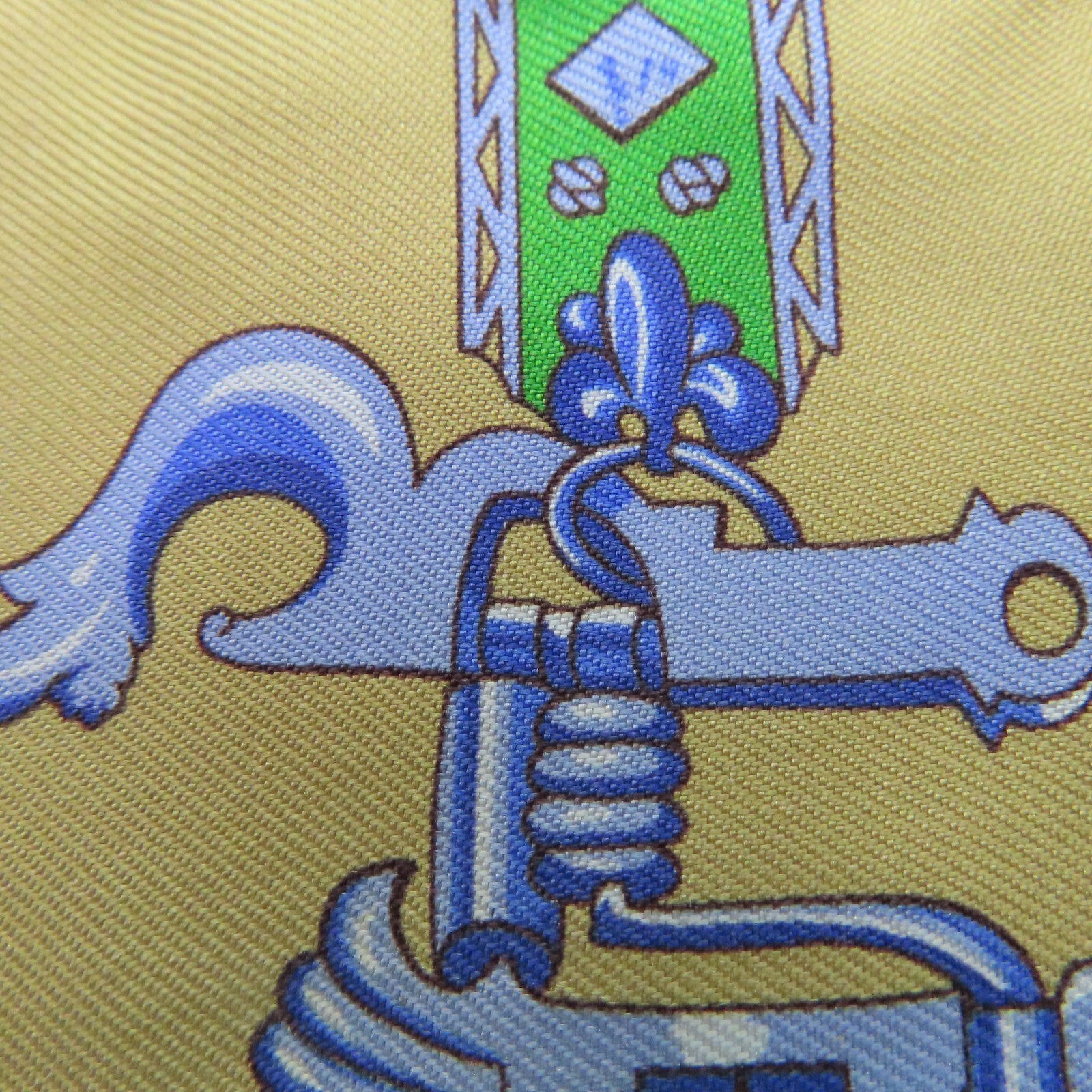 HERMES 絲質Twilly絲巾紅色