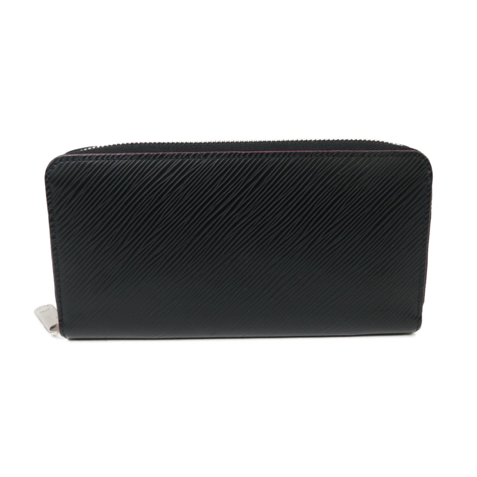 LOUIS VUITTON Epi Zippy Long Wallet銀扣長錢包黒色/粉紅色