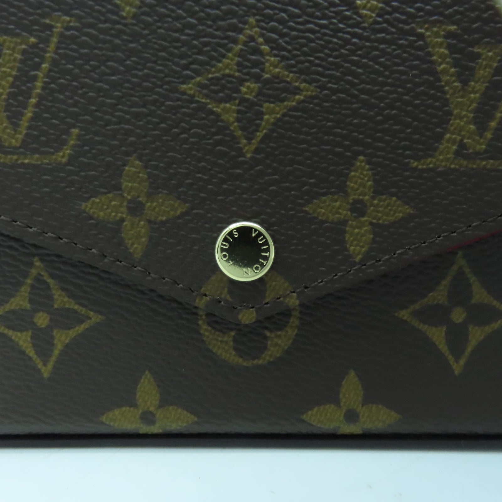 LOUIS VUITTON Monogram Felicie Pochette金扣鏈帶肩背袋啡色