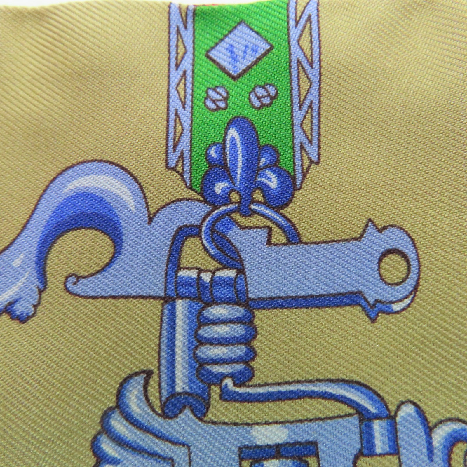 HERMES 絲質Twilly絲巾紅色