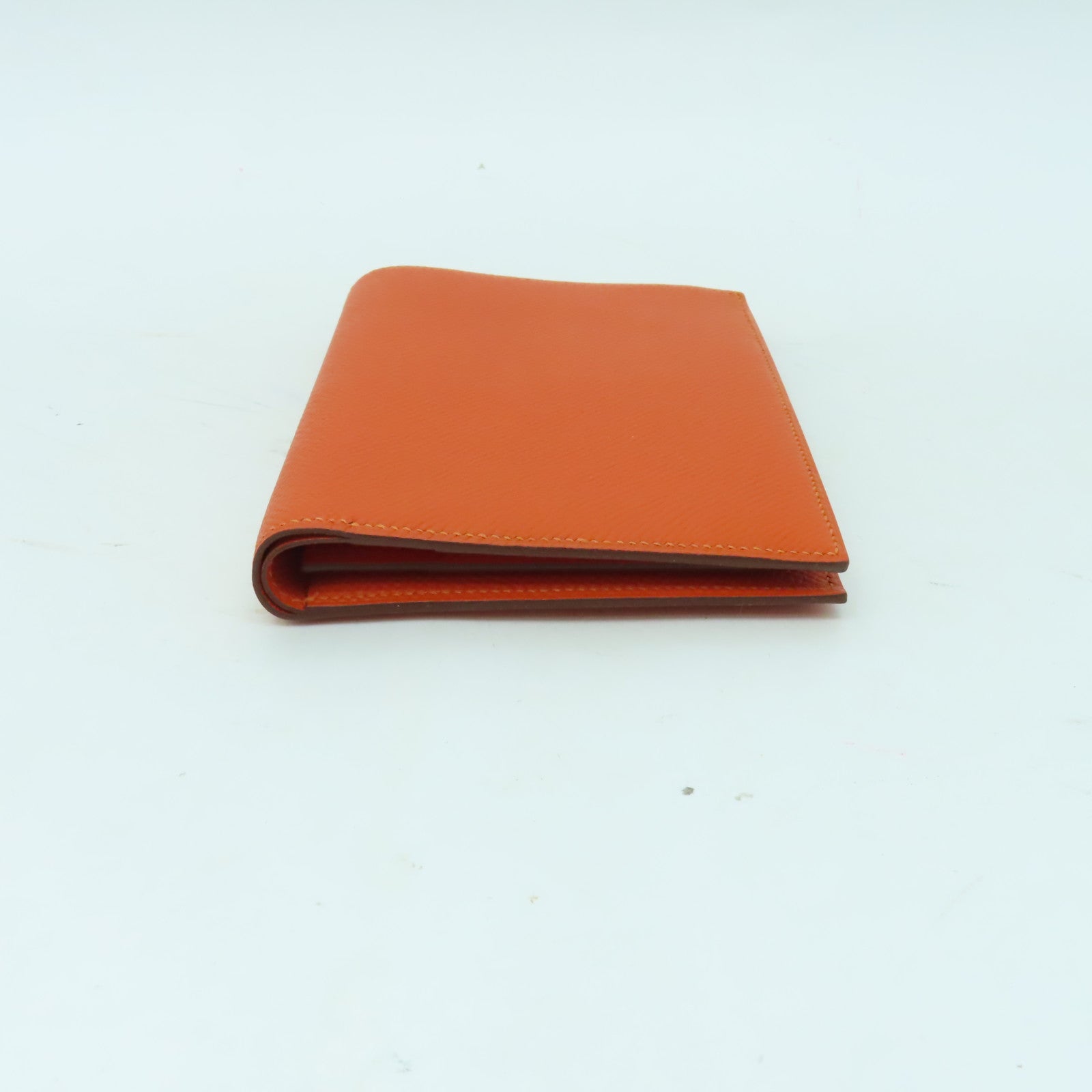 HERMES Epsom皮革Travel Case护照套橙色