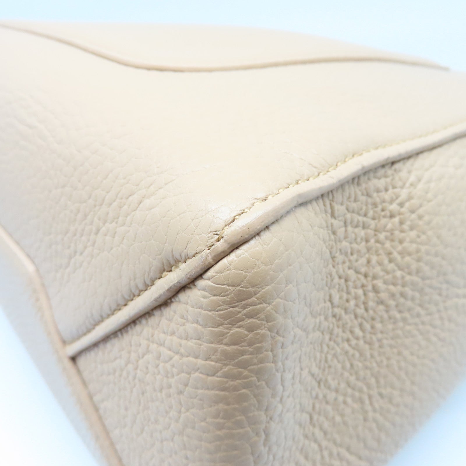 Furla 【激減優惠】牛皮皮革Shoulder Bag金扣肩背袋淺褐色