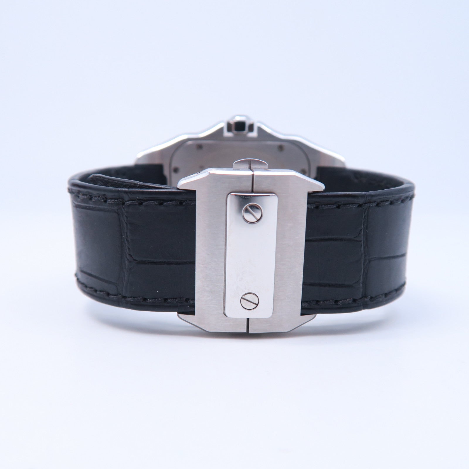 CARTIER Santos 100不鏽鋼手錶自動機芯白色