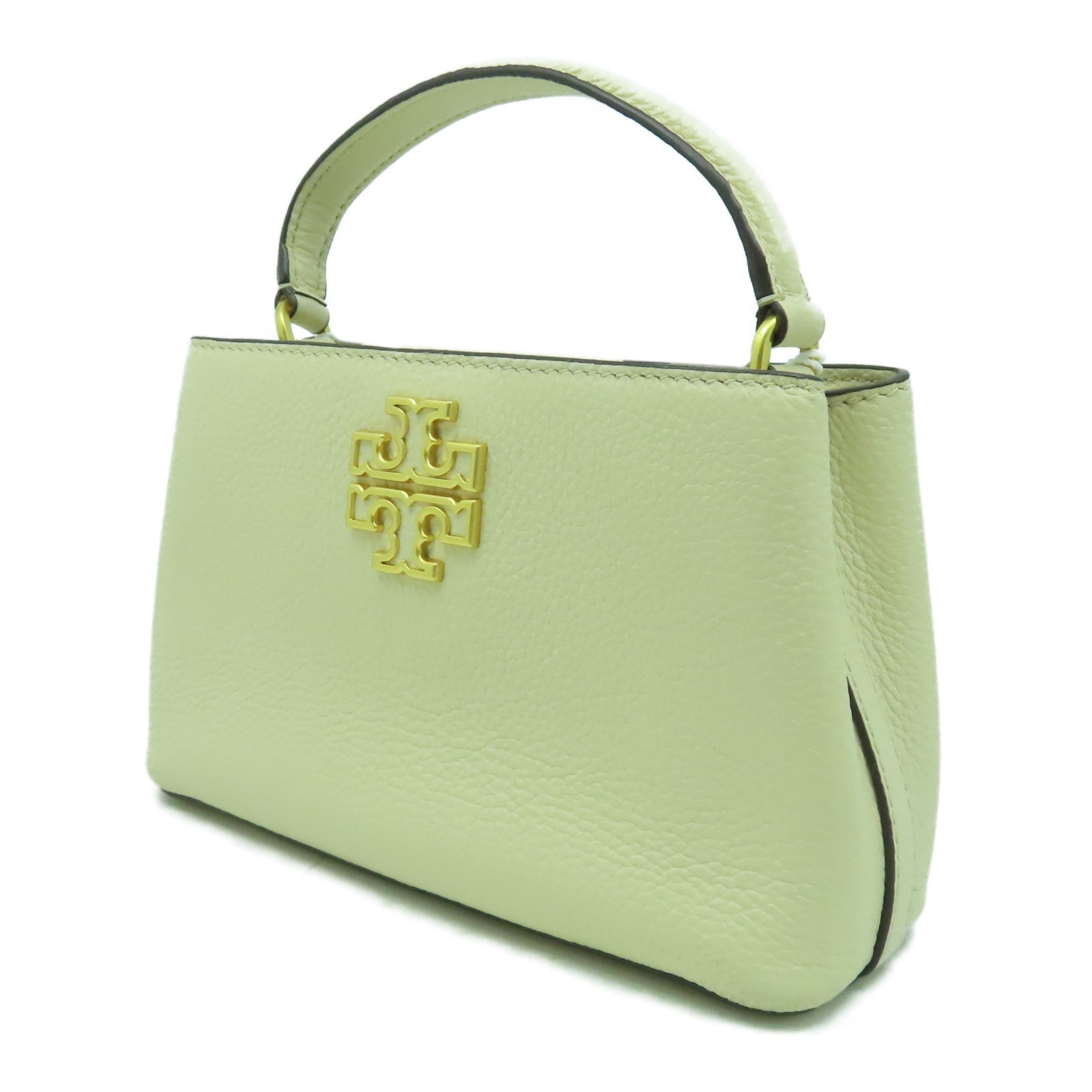Tory Burch 牛皮皮革2way Shoulder Bag金扣手挽肩背兩用袋白色