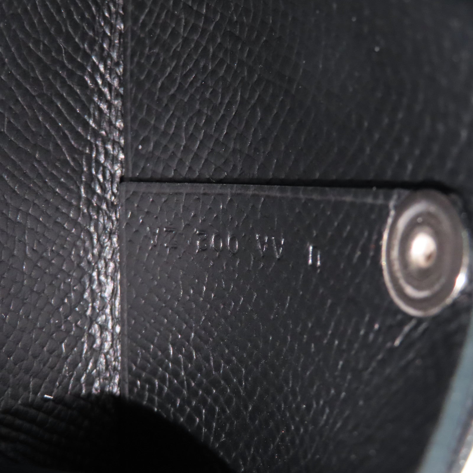 HERMES Epsom皮革Bastia零錢包黑色
